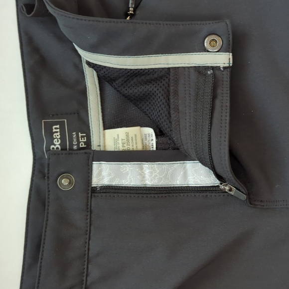 L.L. Bean Adjustable Waist Hiking Pants 12 Petite Black - Picture 7 of 16